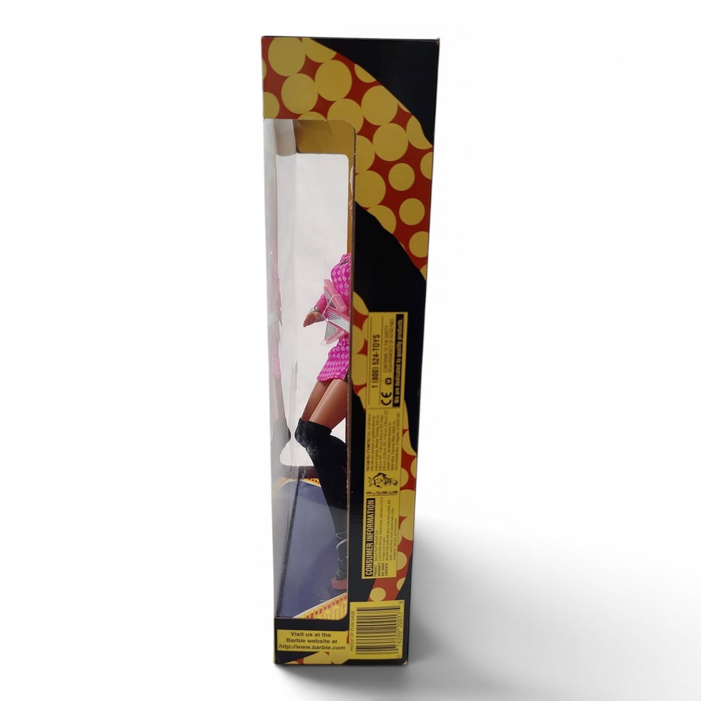 1998 Barbie Beyond Pink Blonde doll — Right side