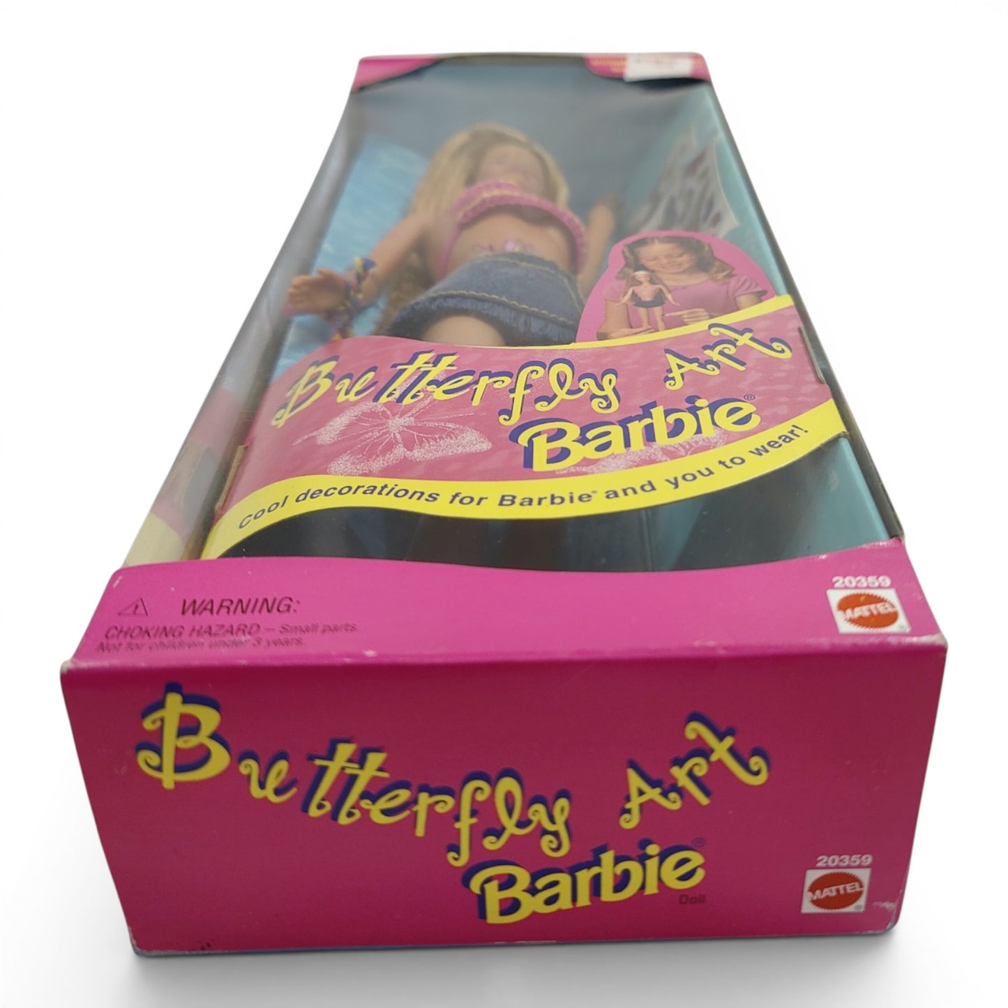 1998 – Barbie – Butterfly Art  – Blonde – NRFB