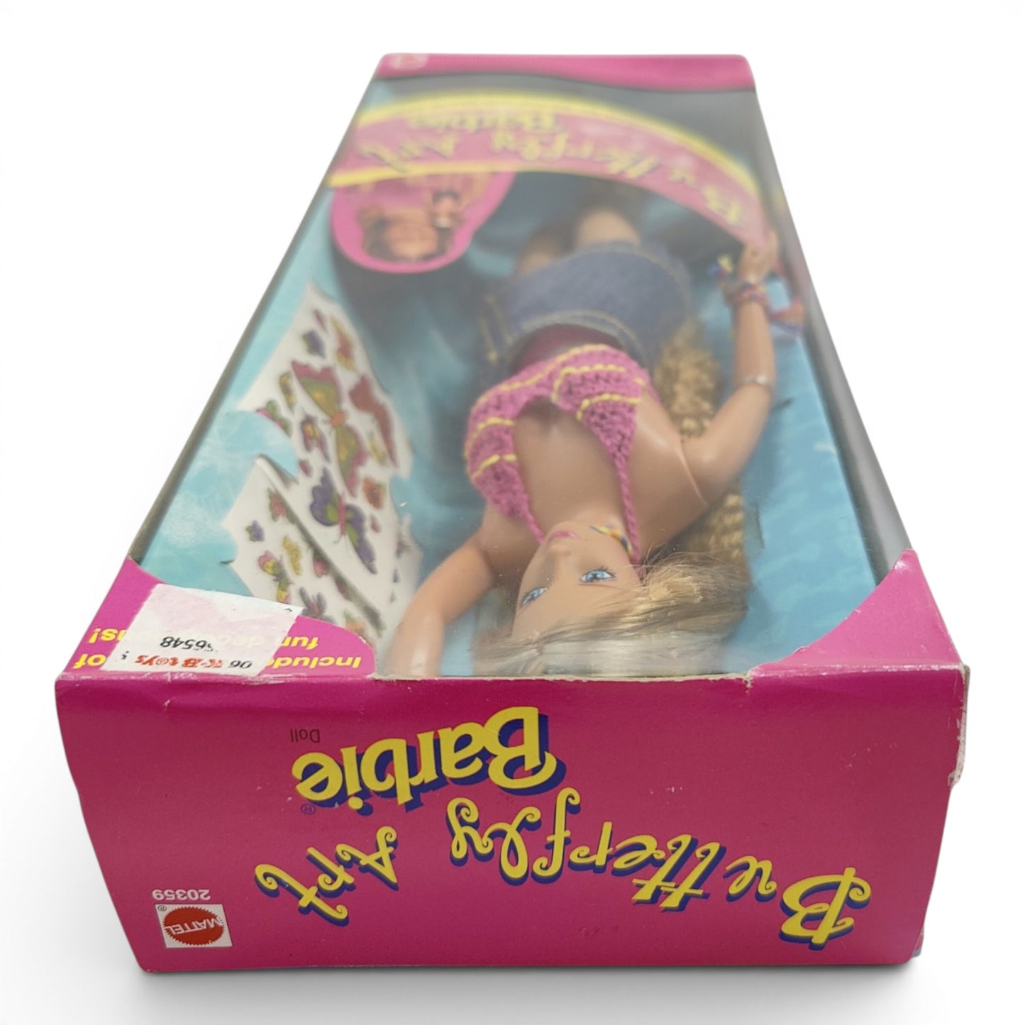 1998 – Barbie – Butterfly Art  – Blonde – NRFB