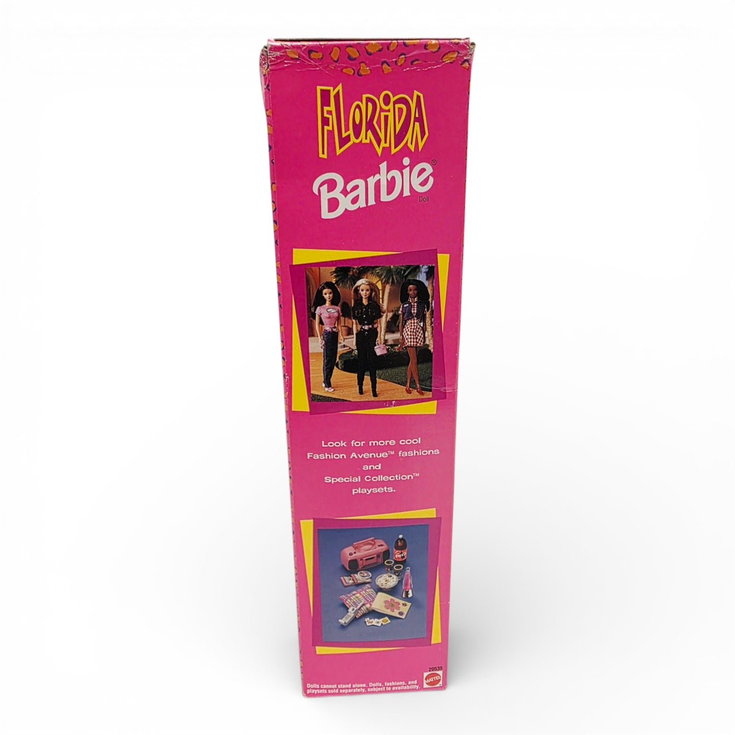 1998 Barbie Florida Vacation Barbie doll — Back view