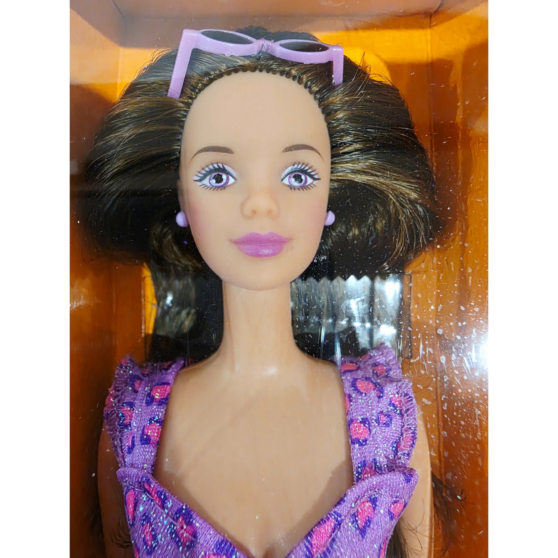 Vintage 1990s doll. Florida Vacation. Teresa. Face view.