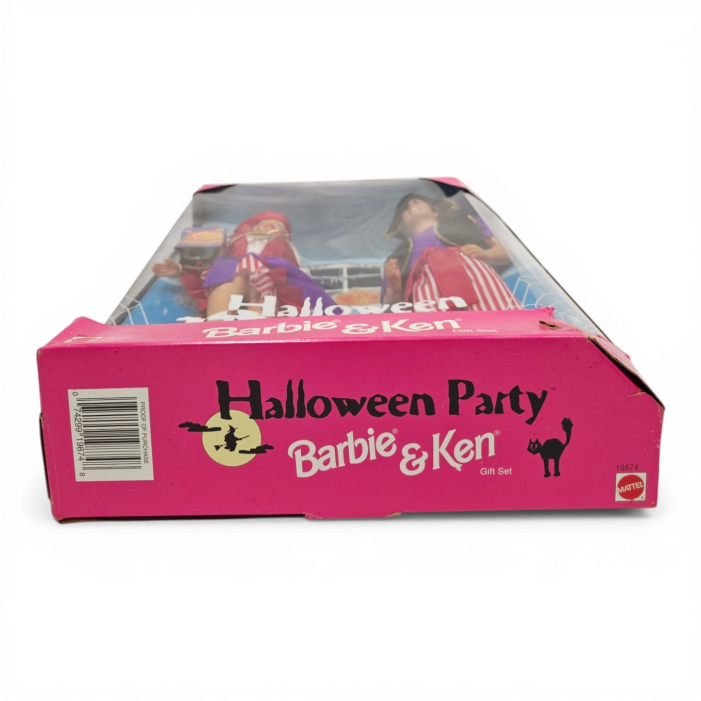 1998 Barbie Halloween Party Barbie & Ken doll giftset — Bottom view