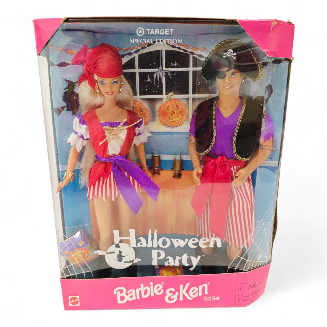 1998 Barbie Halloween Party doll giftset — Front view