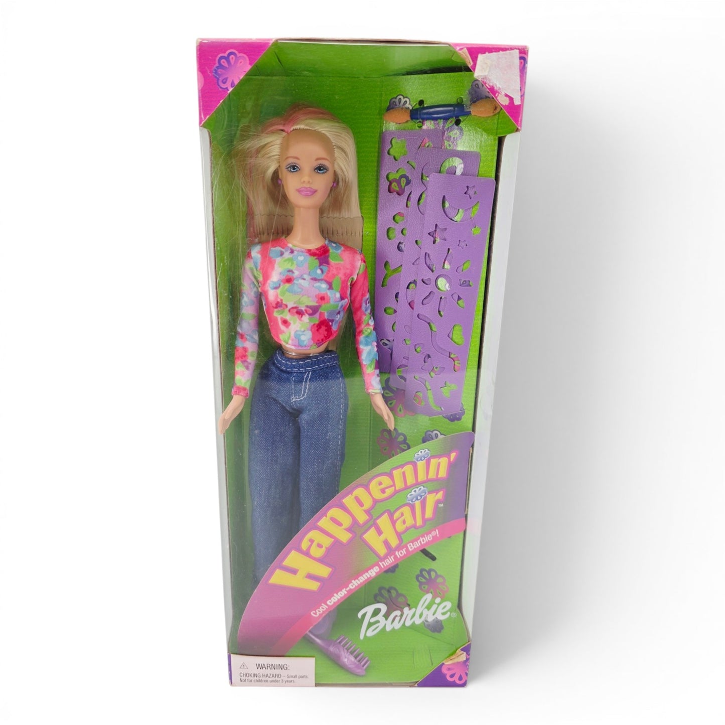 1998 Barbie Happenin' Hair doll — Front view