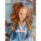 1998 Barbie Nursery Rhyme Collection Barbie had a Little Lamb doll — Face close-up