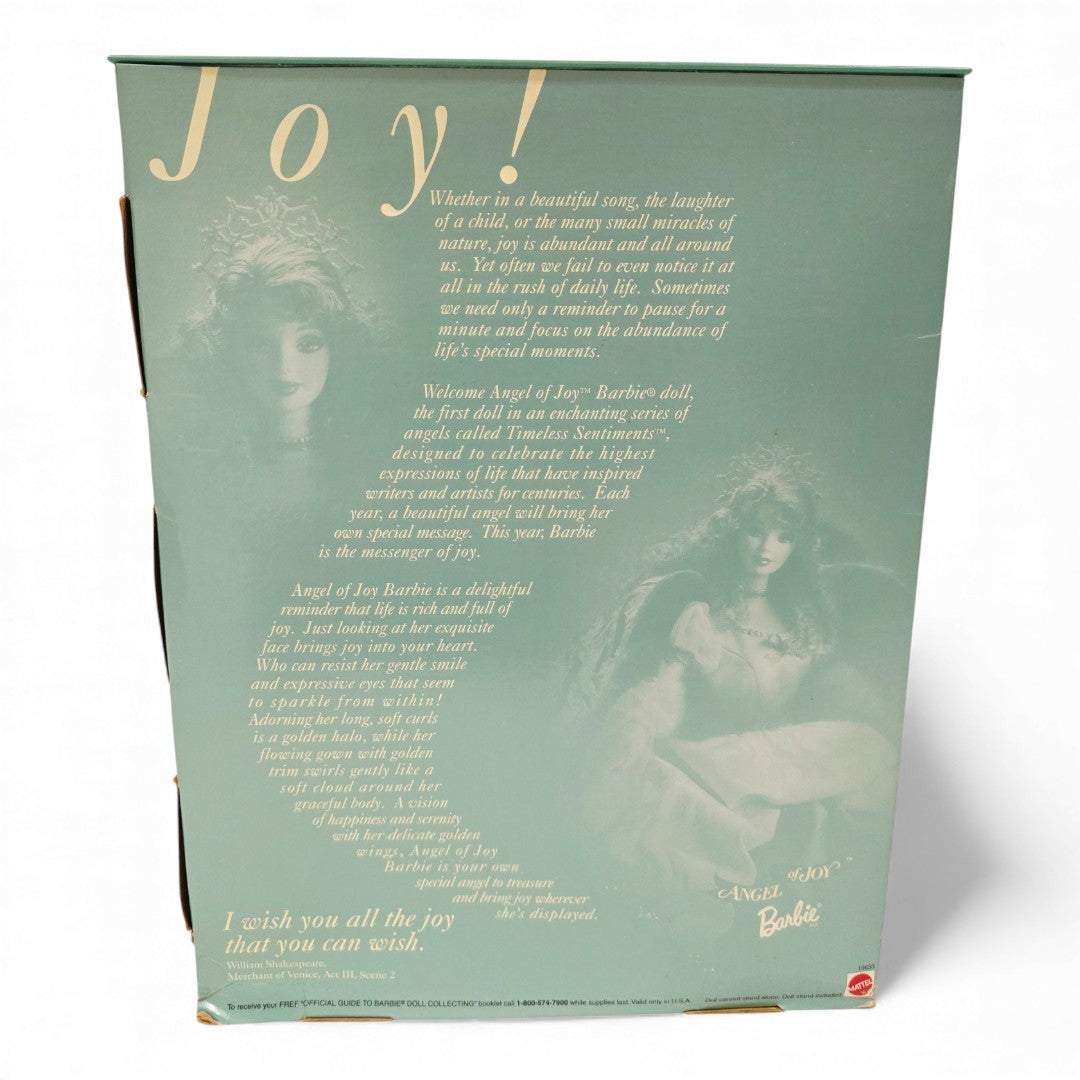 1998 Barbie Timeless Sentiments Collection Angel of Joy doll — Back view