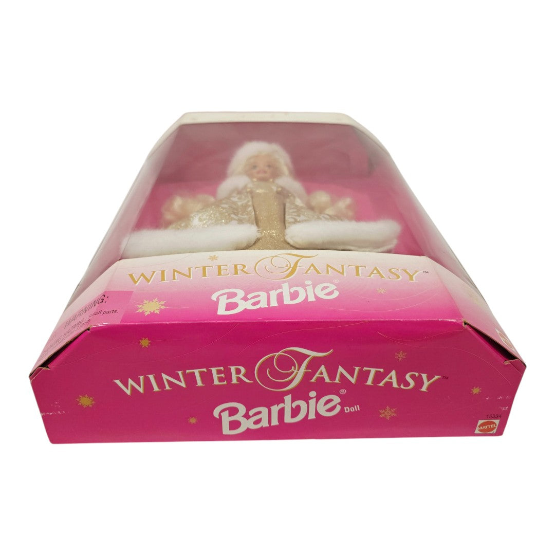Vintage 1990s doll. Winter Fantasy. Special Edition. Bottom view.