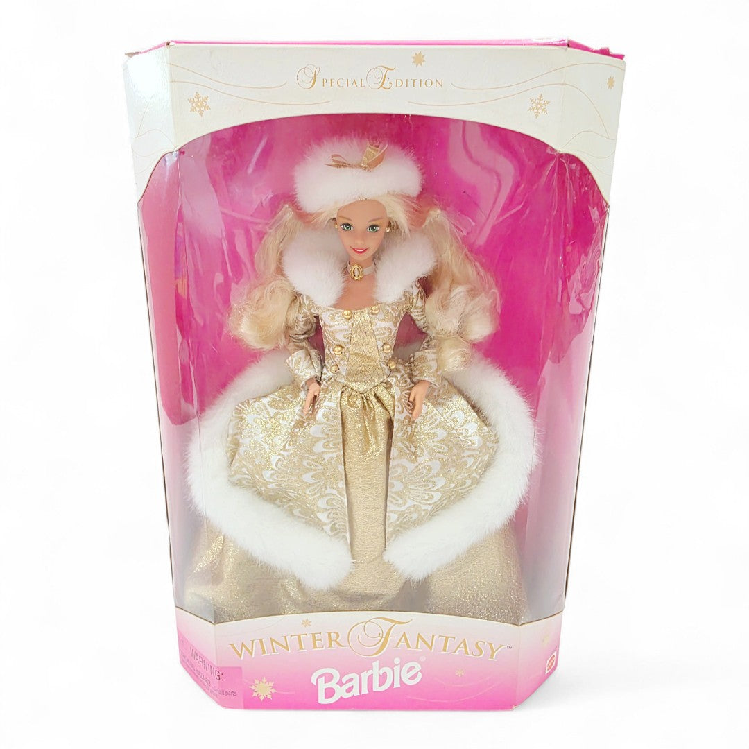 Vintage 1990s doll. Winter Fantasy. Special Edition. Front view.