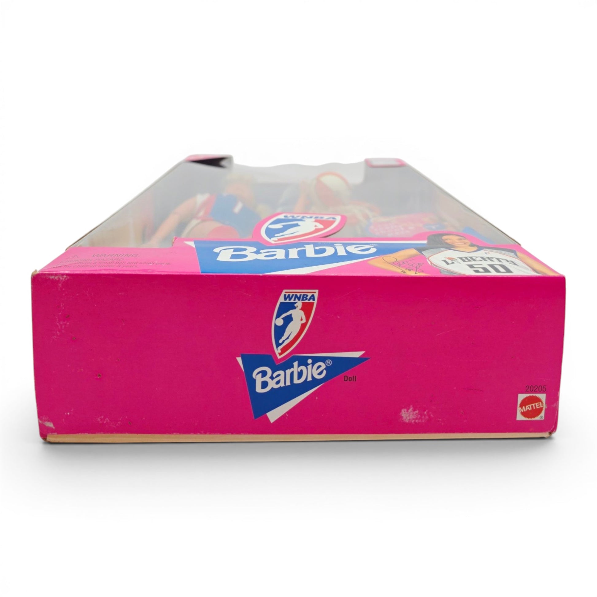 1998 Barbie Women's National Basketball Association WNBA Barbie doll — Bottom view