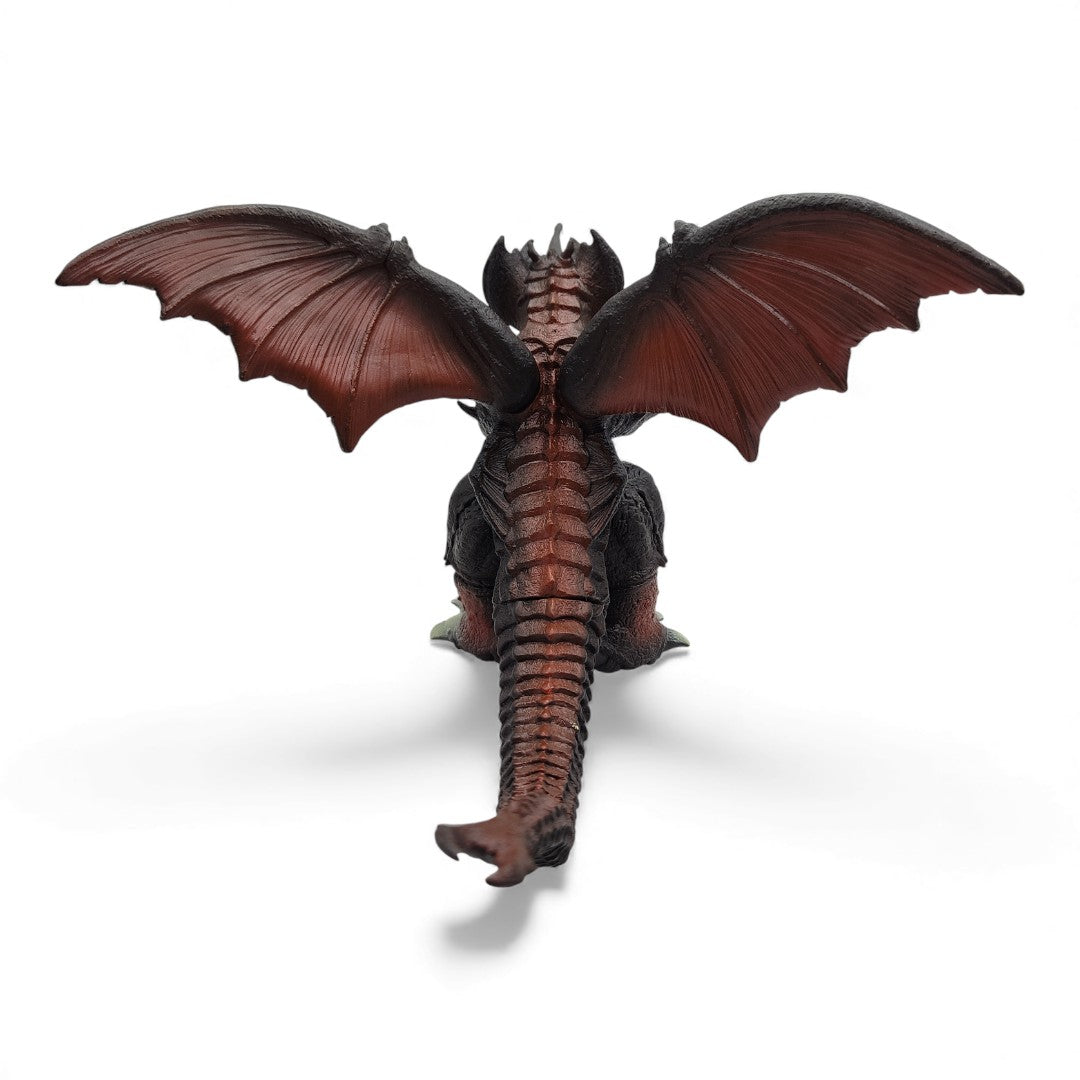 Vintage 1990s action figure. Toho Kaiju Series. Destroyah. Back view.