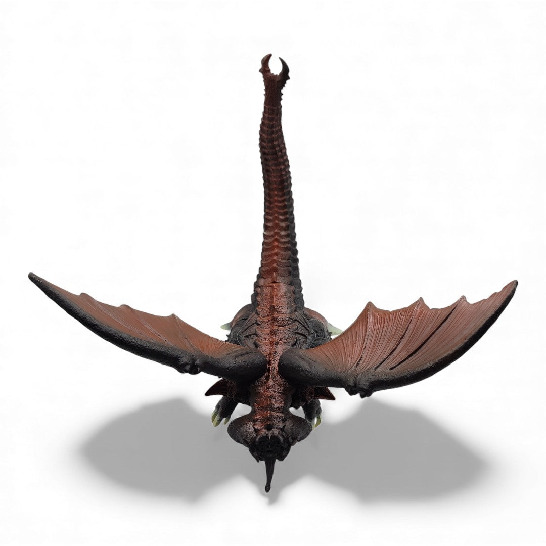 Vintage 1990s action figure. Toho Kaiju Series. Destroyah. Top view.
