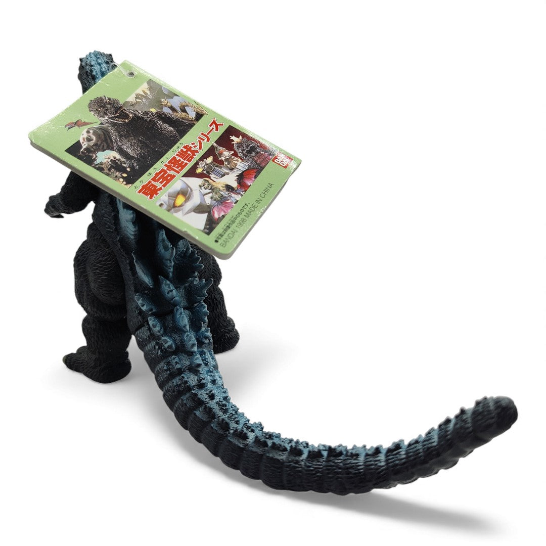 Vintage 1990s action figure. Toho Kaiju Series. Godzilla. Godzilla Island G-01. Back view.