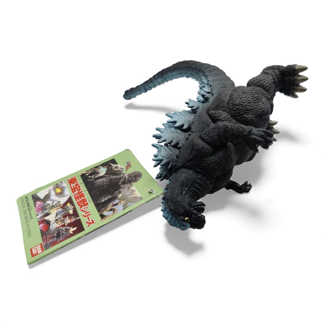 Vintage 1990s action figure. Toho Kaiju Series. Godzilla. Godzilla Island G-01. Top view.
