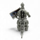 Vintage 1990s action figure. Toho Kaiju Series. Mechagodzilla. Godzilla Island G-04. Back view.