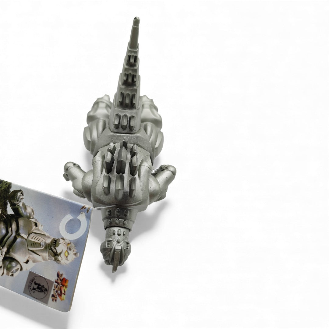 Vintage 1990s action figure. Toho Kaiju Series. Mechagodzilla. Godzilla Island G-04. Top view.