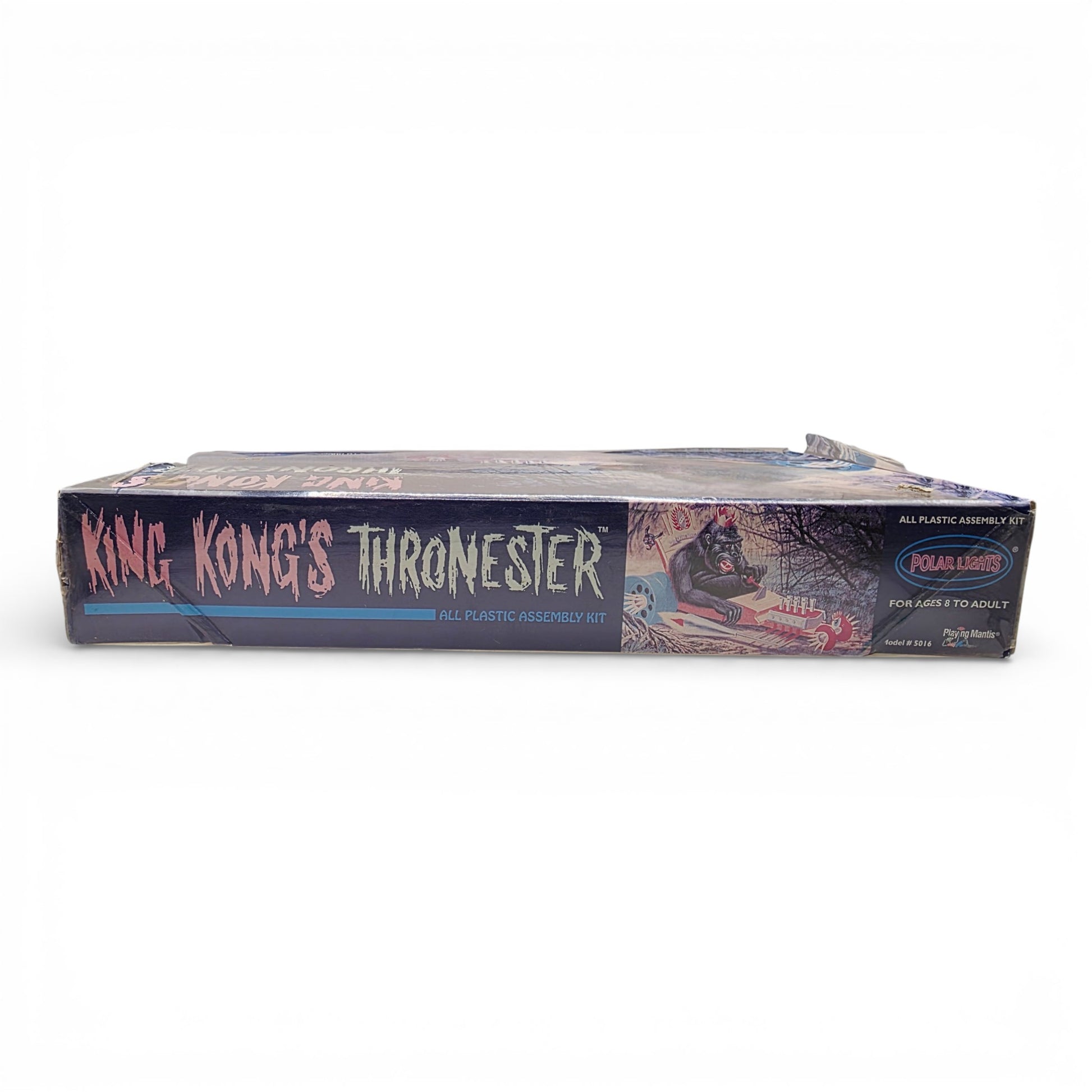 Vintage 1990s action figure playset. King Kong's Thronester. Reproduction Model Kit 1/8th Scale. Top view.