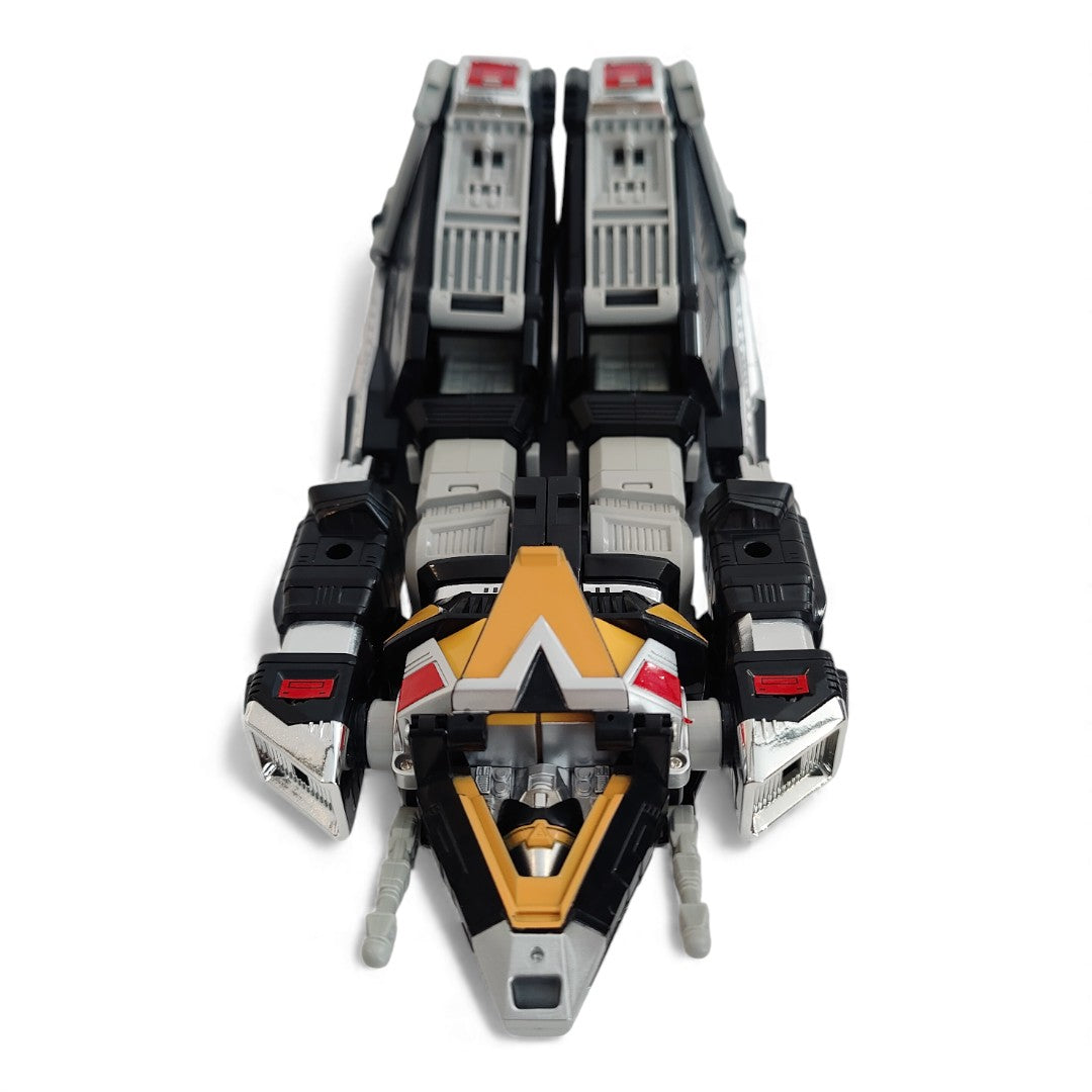 Vintage 1990s action figure playset. In Space. Delta Deluxe Megazord. Rare. Close up 8 view.