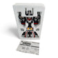 Vintage 1990s action figure playset. In Space. Delta Deluxe Megazord. Rare. Face view.