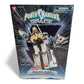 Vintage 1990s action figure playset. In Space. Delta Deluxe Megazord. Rare. Front view.
