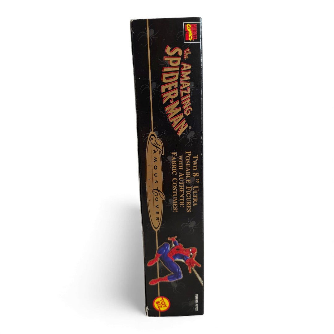 1998 Spider-Man Famous Cover Series Spider-Man & Electro action figure playset — Left side