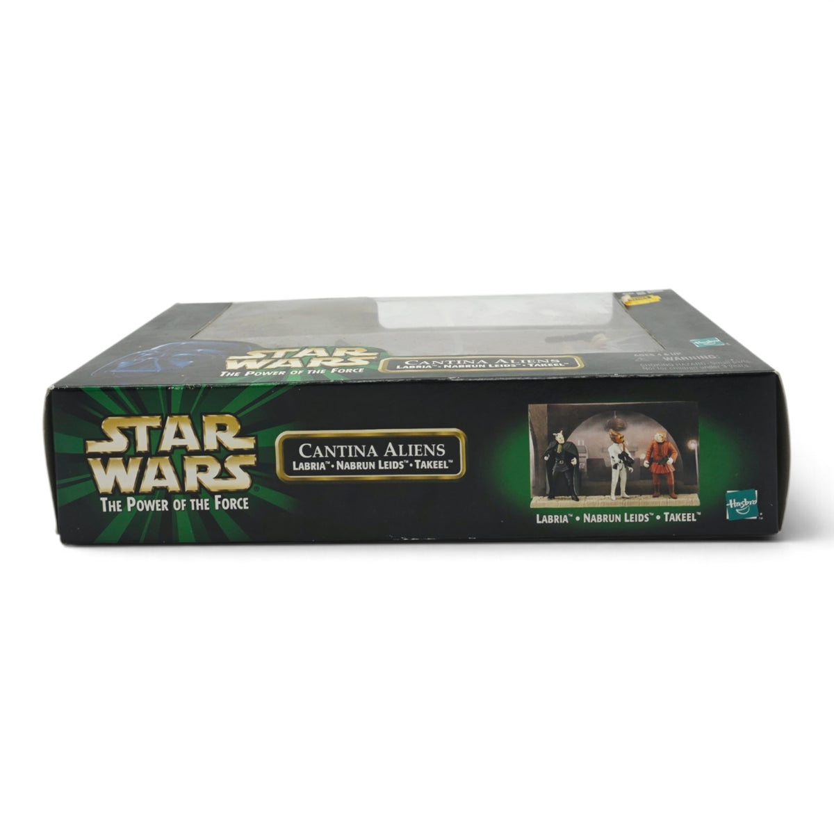 1998 Star Wars Power of the Force II - Cinema Scenes Cantina Aliens: Labria, Nabrun Leids, Takeel Face view