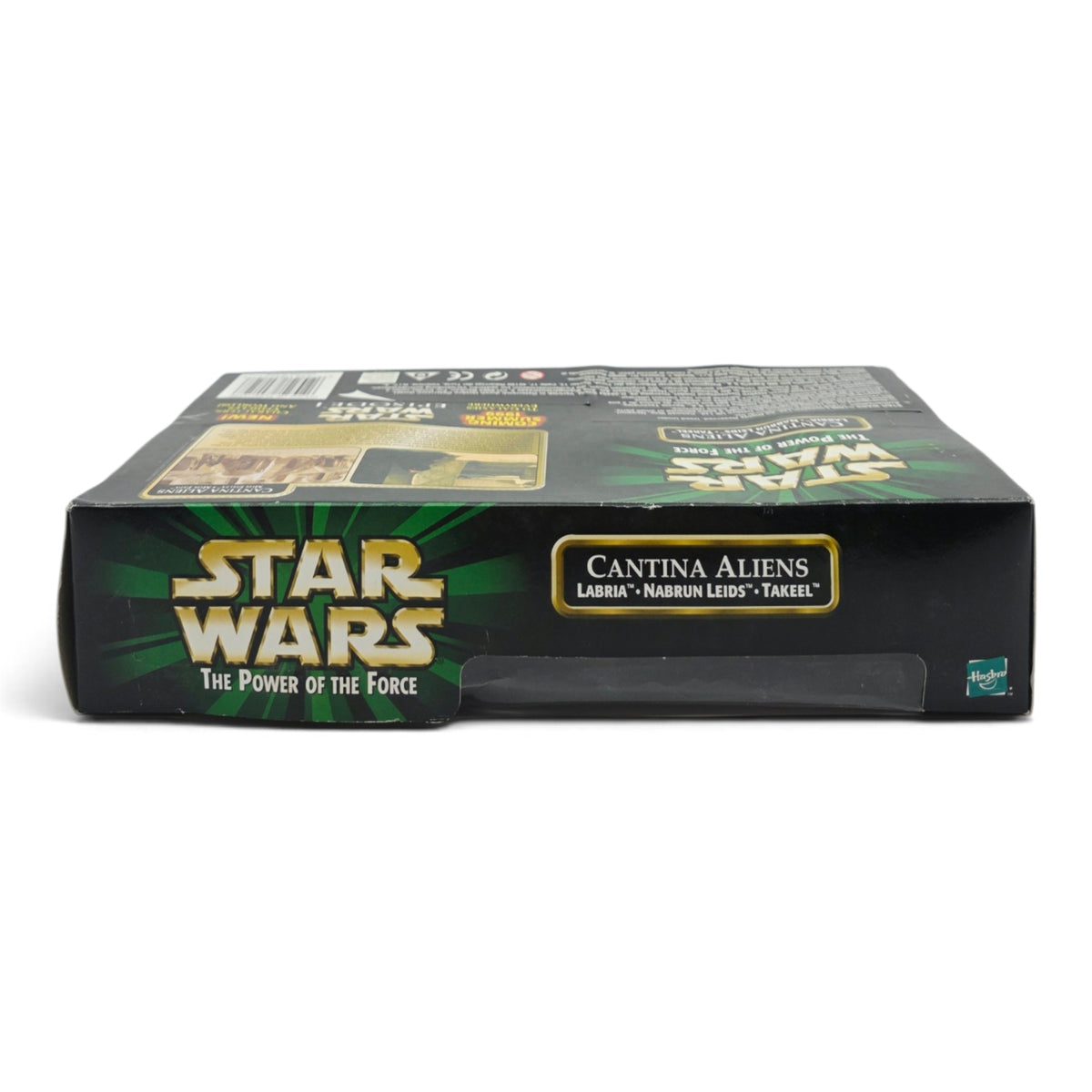 1998 Star Wars Power of the Force II - Cinema Scenes Cantina Aliens: Labria, Nabrun Leids, Takeel Left view