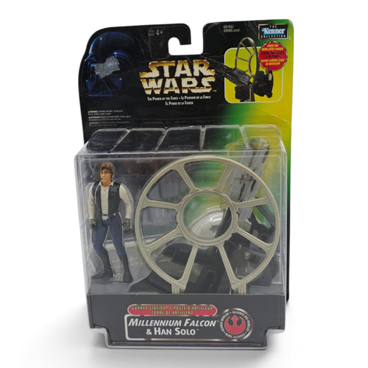 1998 Star Wars Power of the Force II - Gunner Stations Han Solo Millennium Falcon Gunner Station Front view
