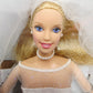 1999 Barbie Blushing Bride doll — Face close-up