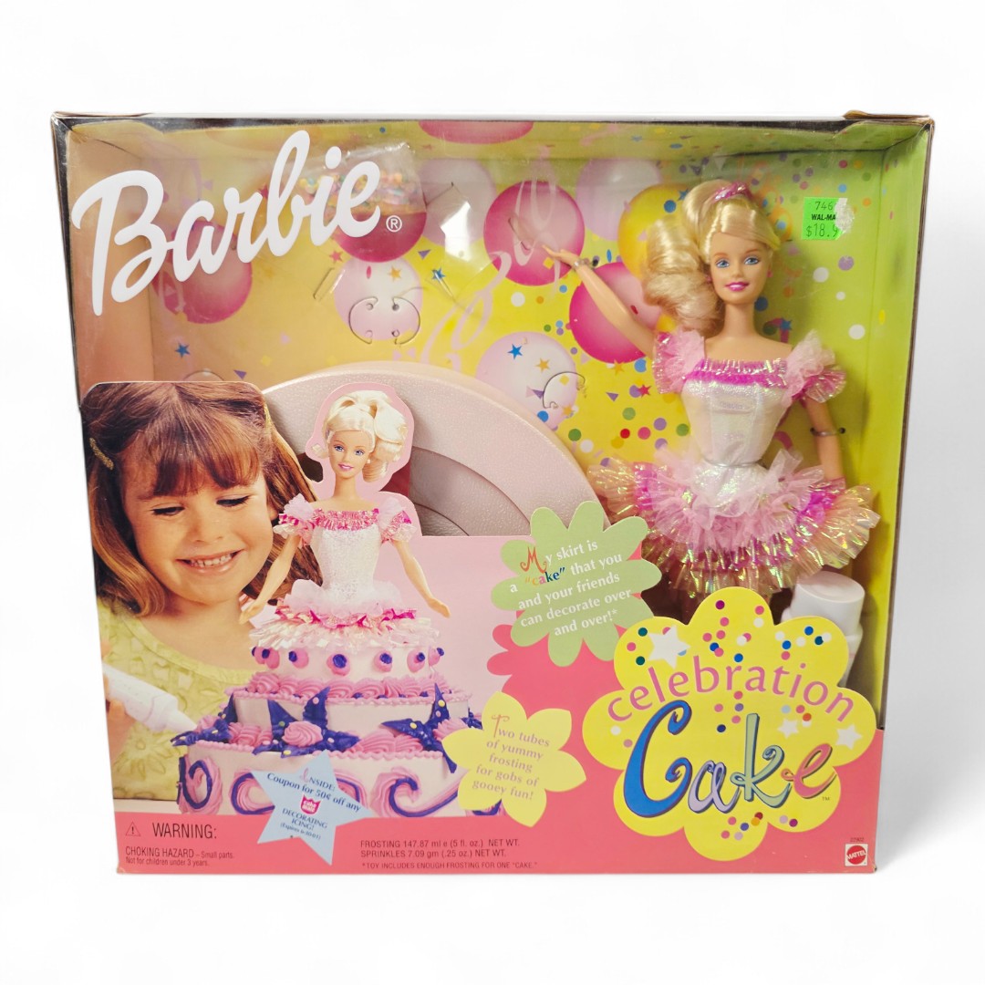 1999 Barbie Celebration Cake doll — Front view