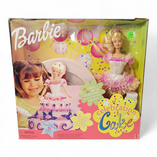 1999 Barbie Celebration Cake doll — Front view