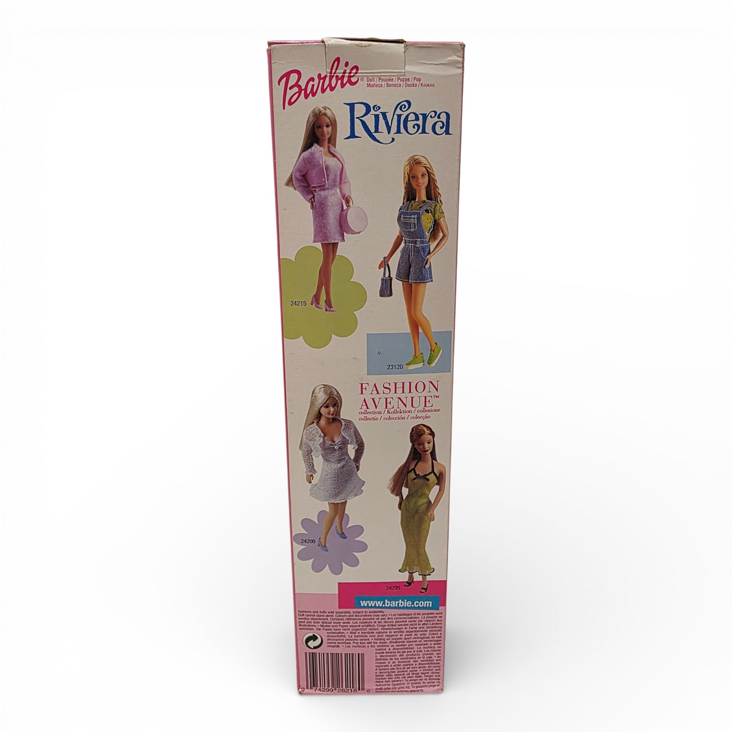 Vintage 1990s doll. Riviera Barbie. Back view.