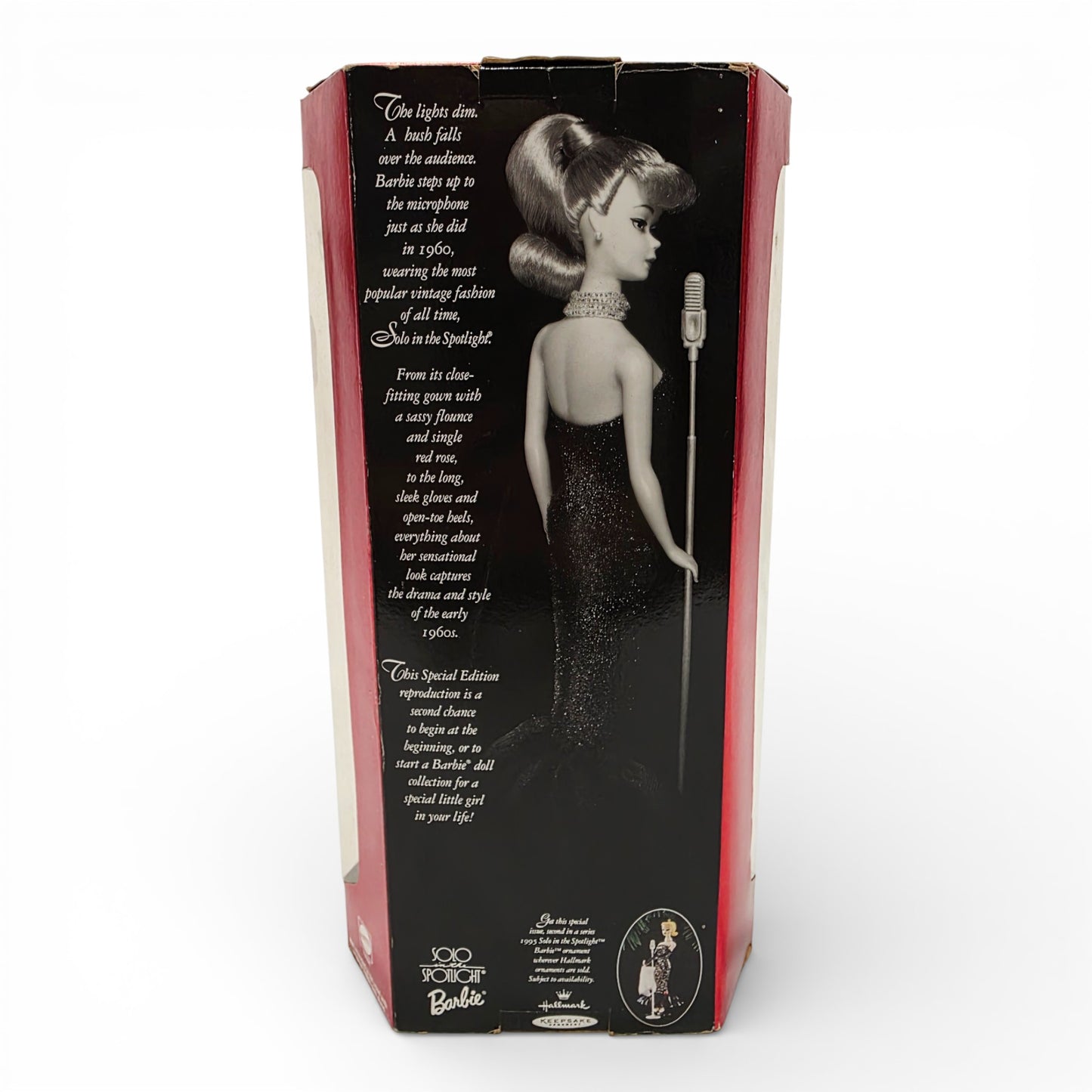 Vintage 1990s doll. Solo in the Spotlight. Stunning Reproduction. Back view.