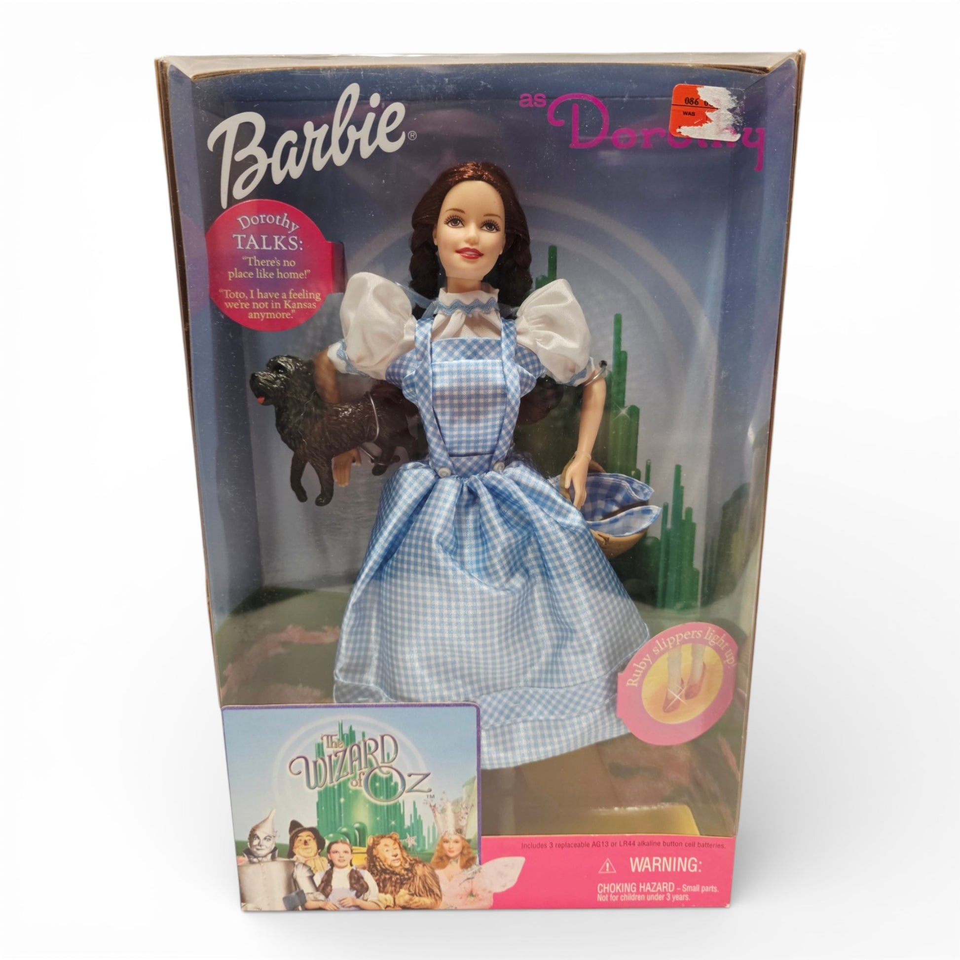 1999 Barbie The Wizard of Oz Dorothy doll — Front view