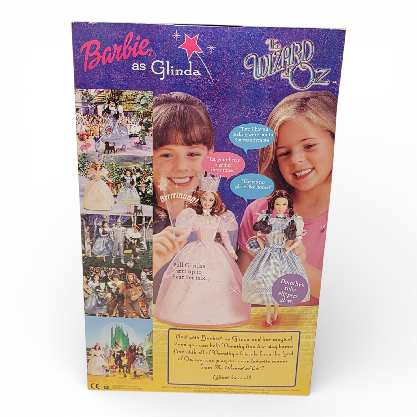1999 Barbie The Wizard of Oz Glinda doll — Back view