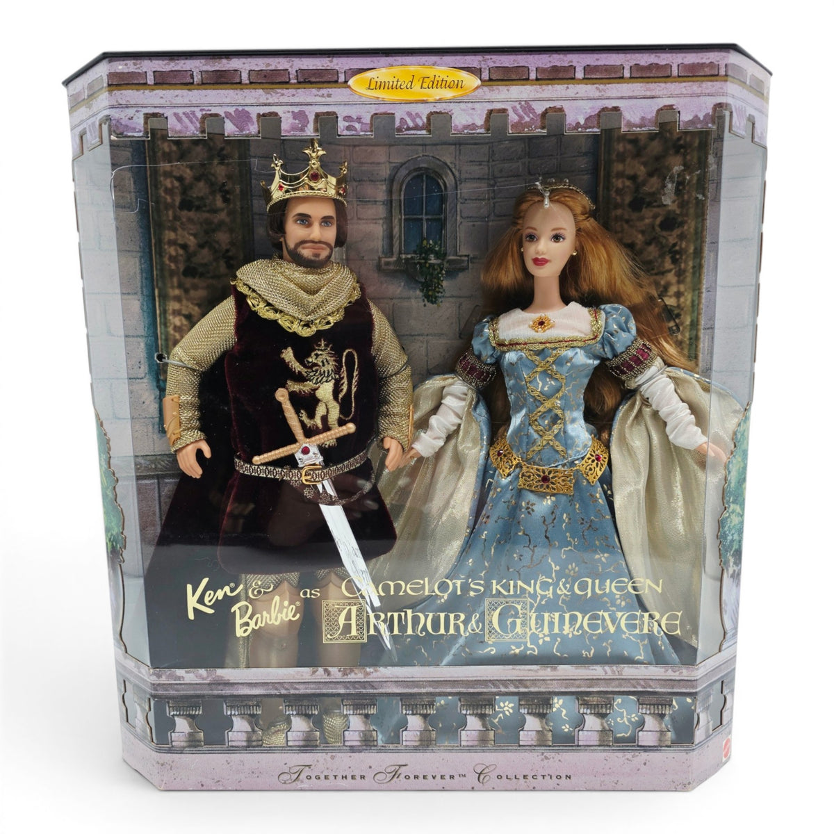 1999 Barbie Together Forever Collection Arthur, Guinevere Front view