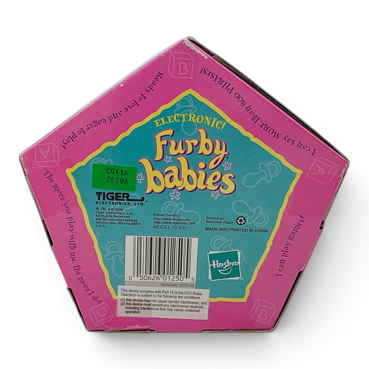 1999 Furby Furby Baby Top view
