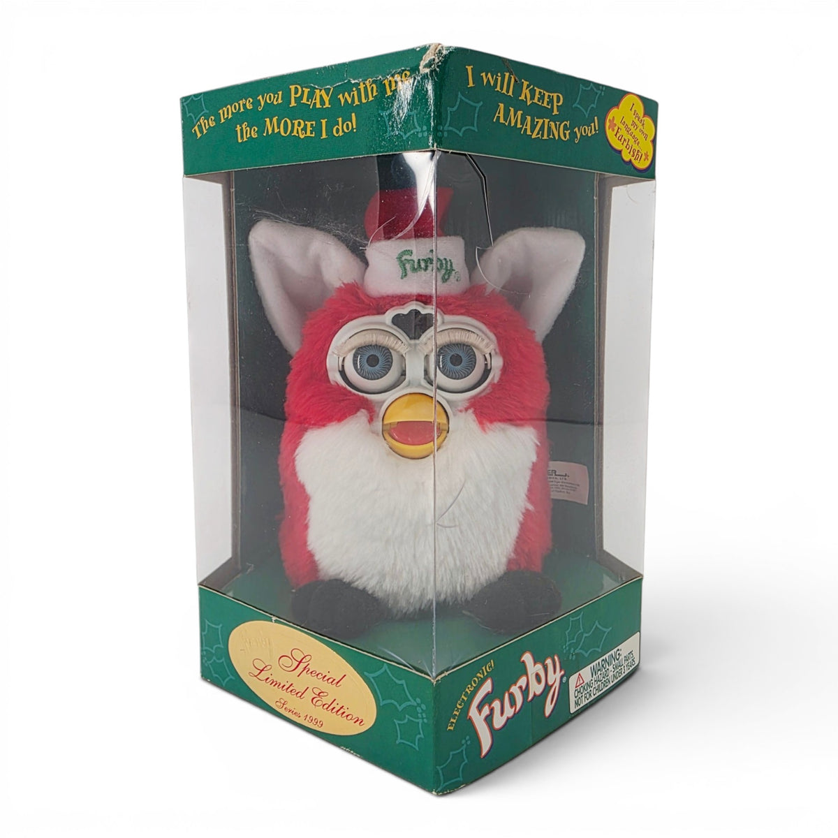 1999 Furby Special Limited Edition Christmas Furby Front view
