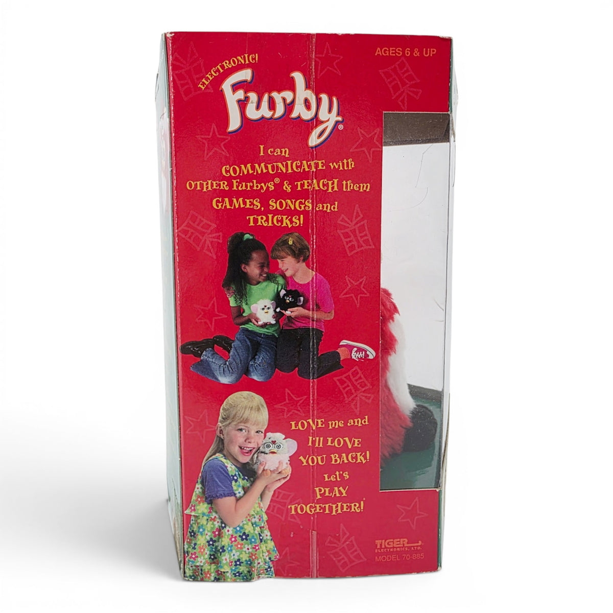 1999 Furby Special Limited Edition Christmas Furby Left view