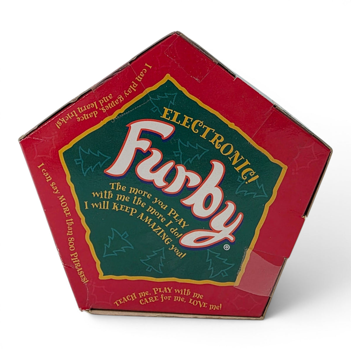 1999 Furby Special Limited Edition Christmas Furby Top view