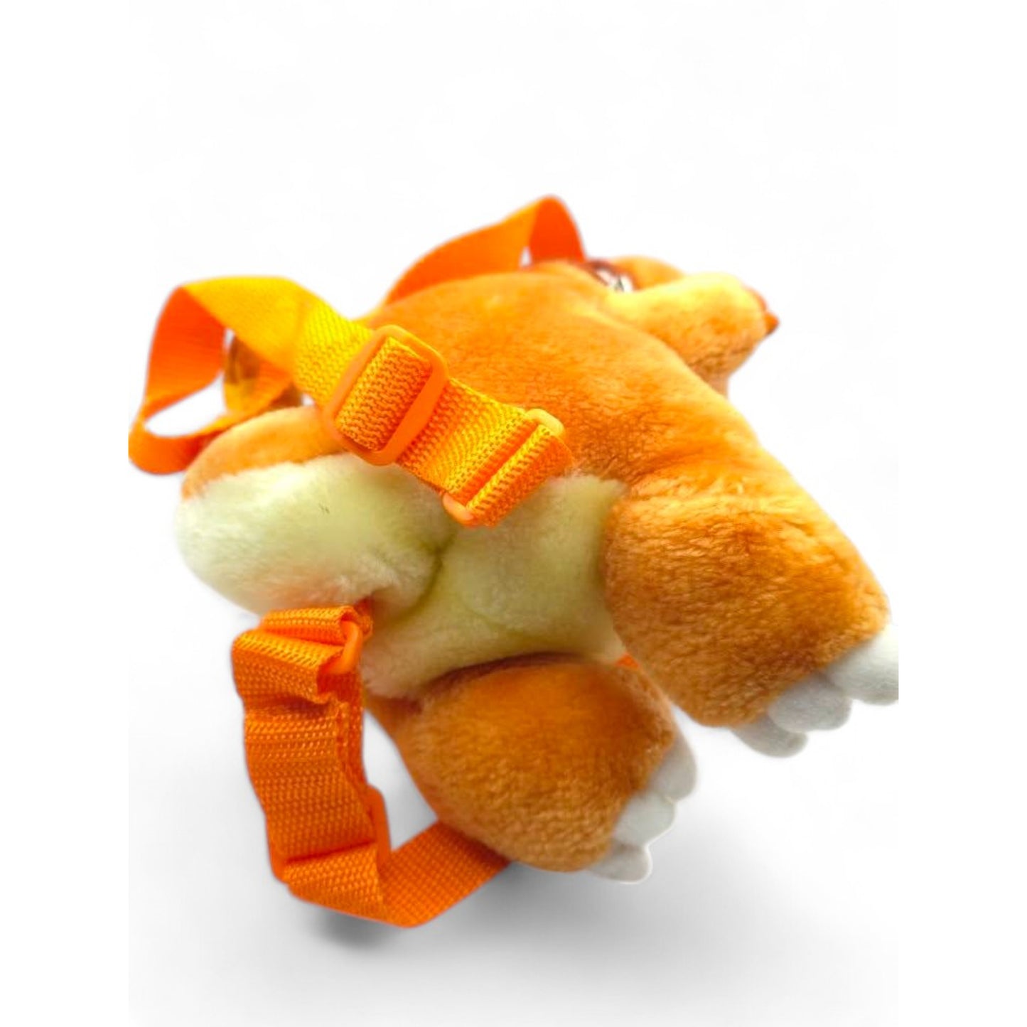 Vintage 1990s plush. Charmander. 30cm Plush Backpack. Back view.