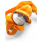Vintage 1990s plush. Charmander. 30cm Plush Backpack. Close up 1 view.