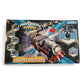 Vintage 1990s action figure playset. Lightspeed Rescue. Deluxe Supertrain Megazord. Rare. Front view.