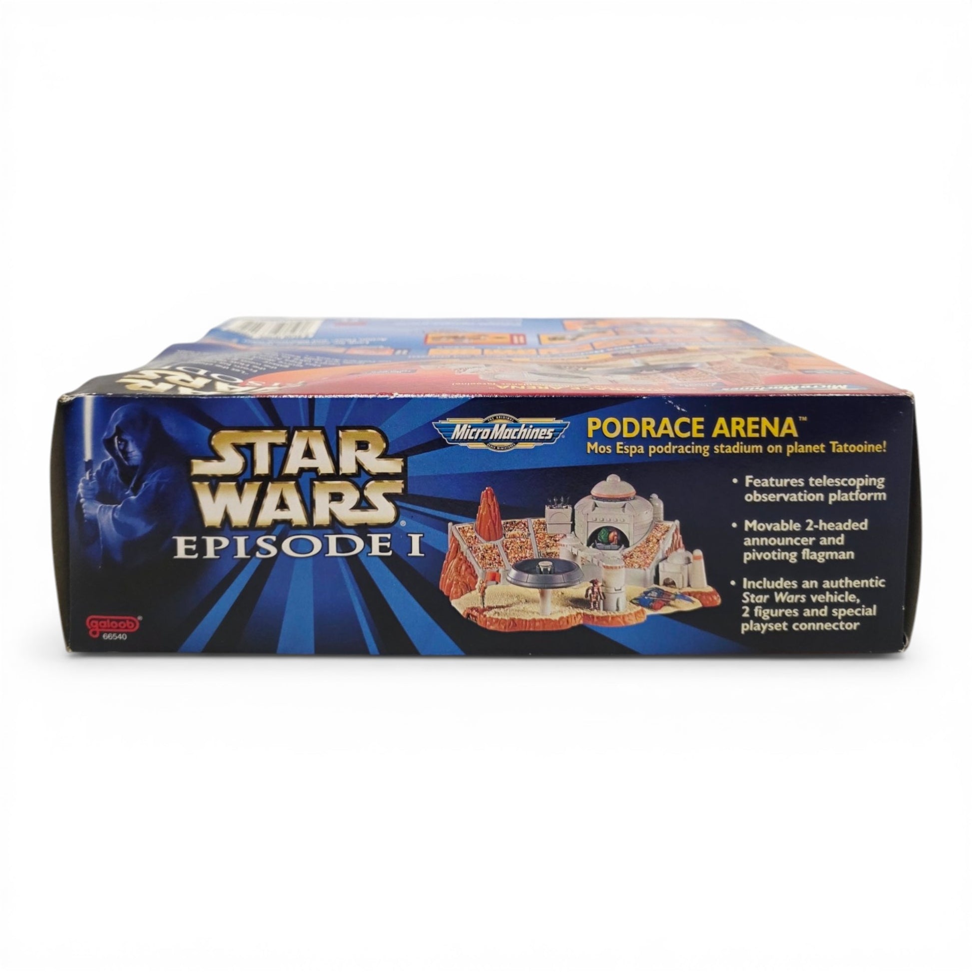 1999 Star Wars Micro Machines EP1 Podrace Arena action figure playset — Bottom view