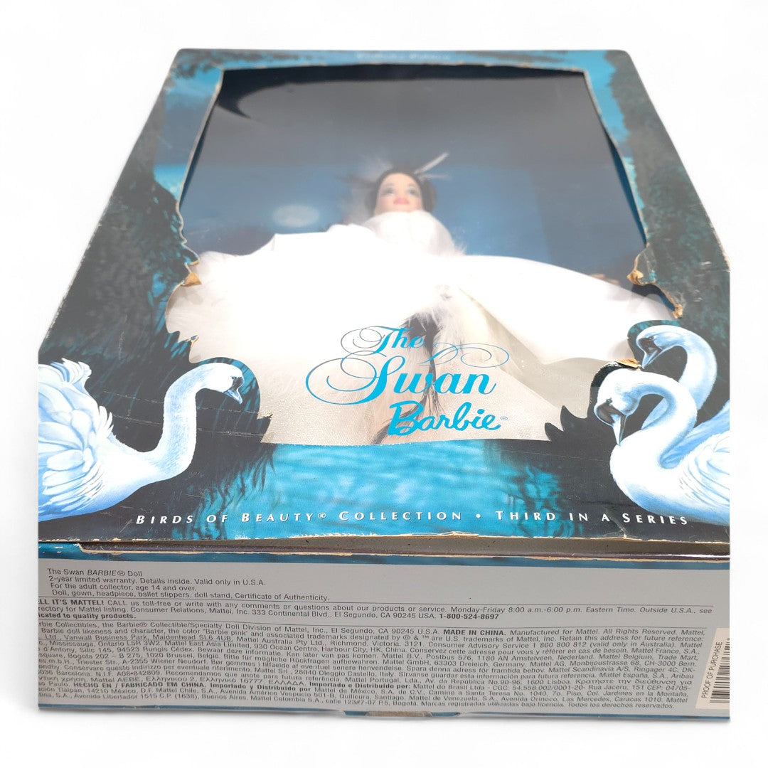 2000 Barbie Birds of Beauty Collector Edition The Swan doll — Bottom view