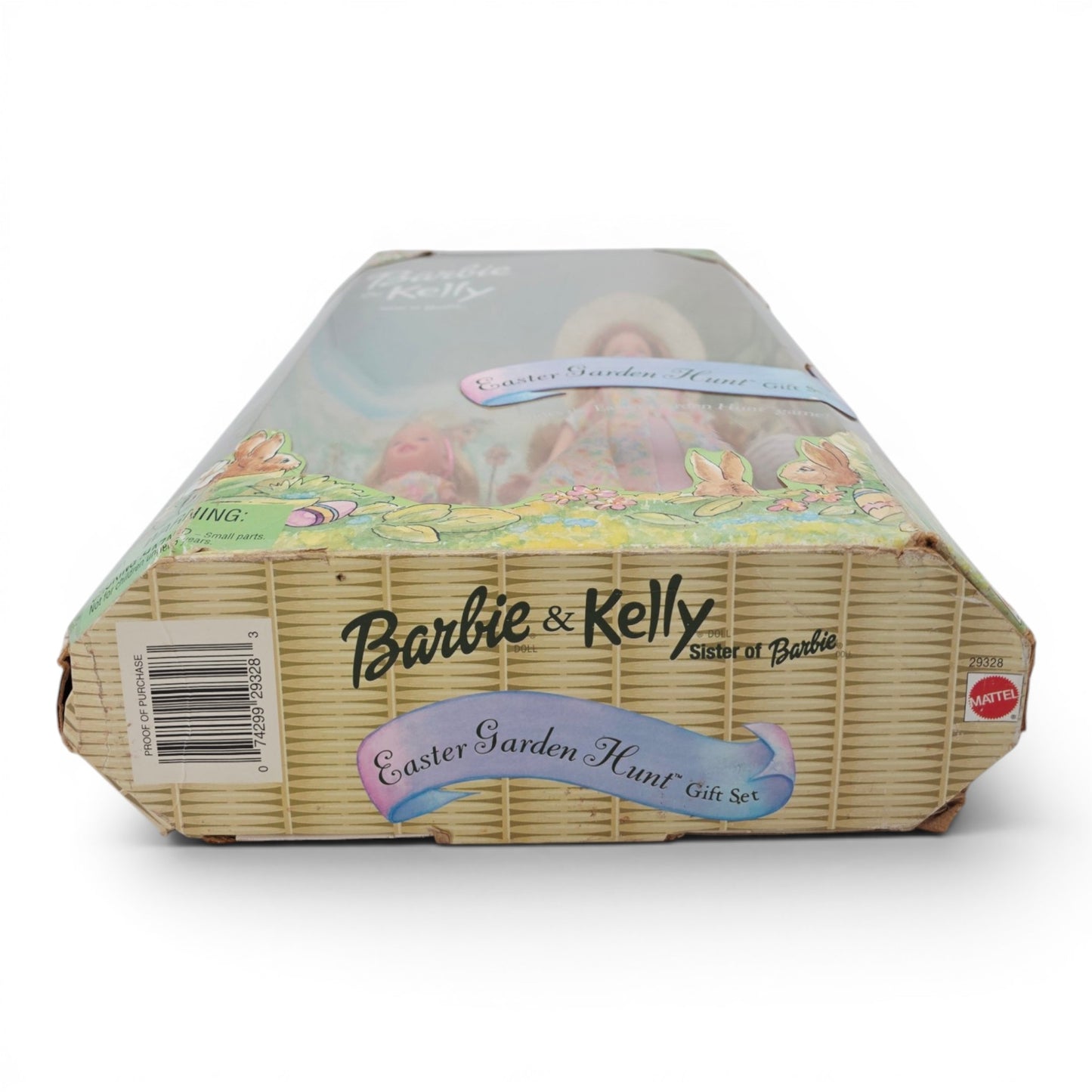 2000 Barbie Easter Garden Hunt Barbie, Kelly doll giftset — Bottom view