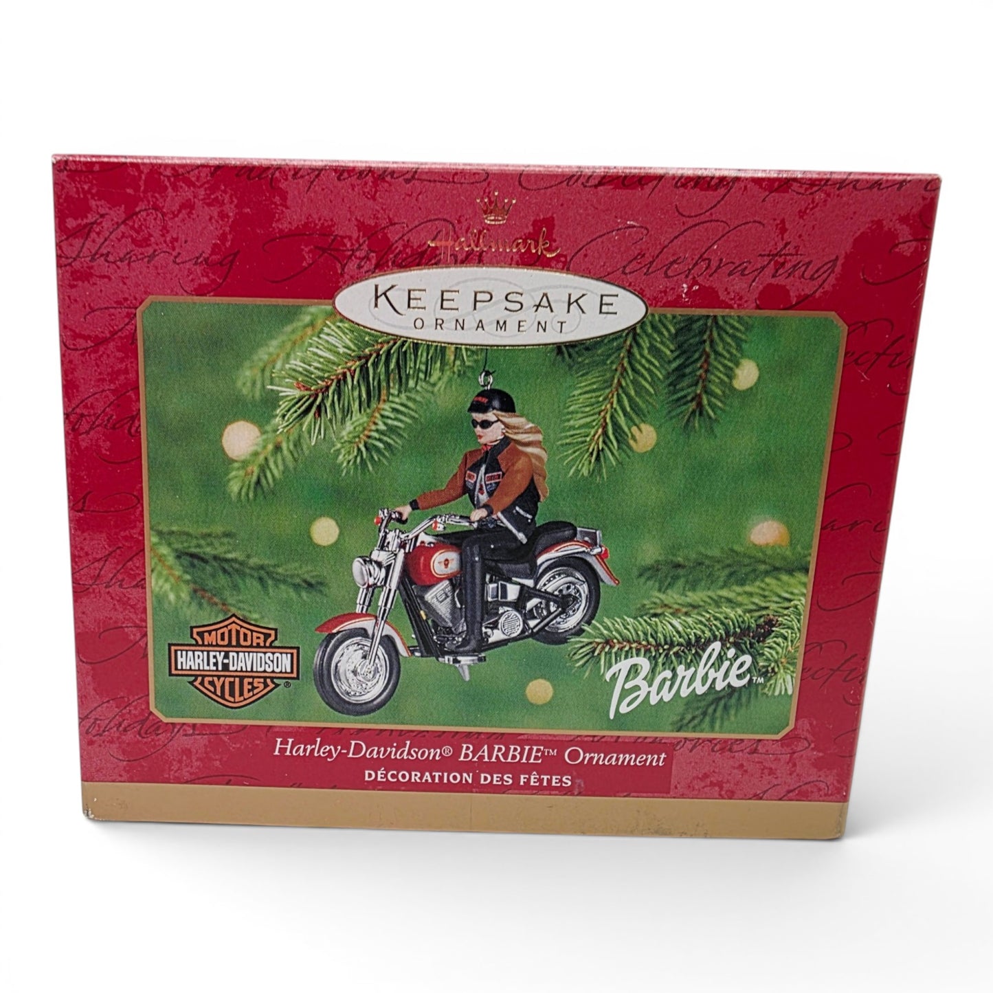 2000 Barbie Harley-Davidson Ornament home decor — Front view