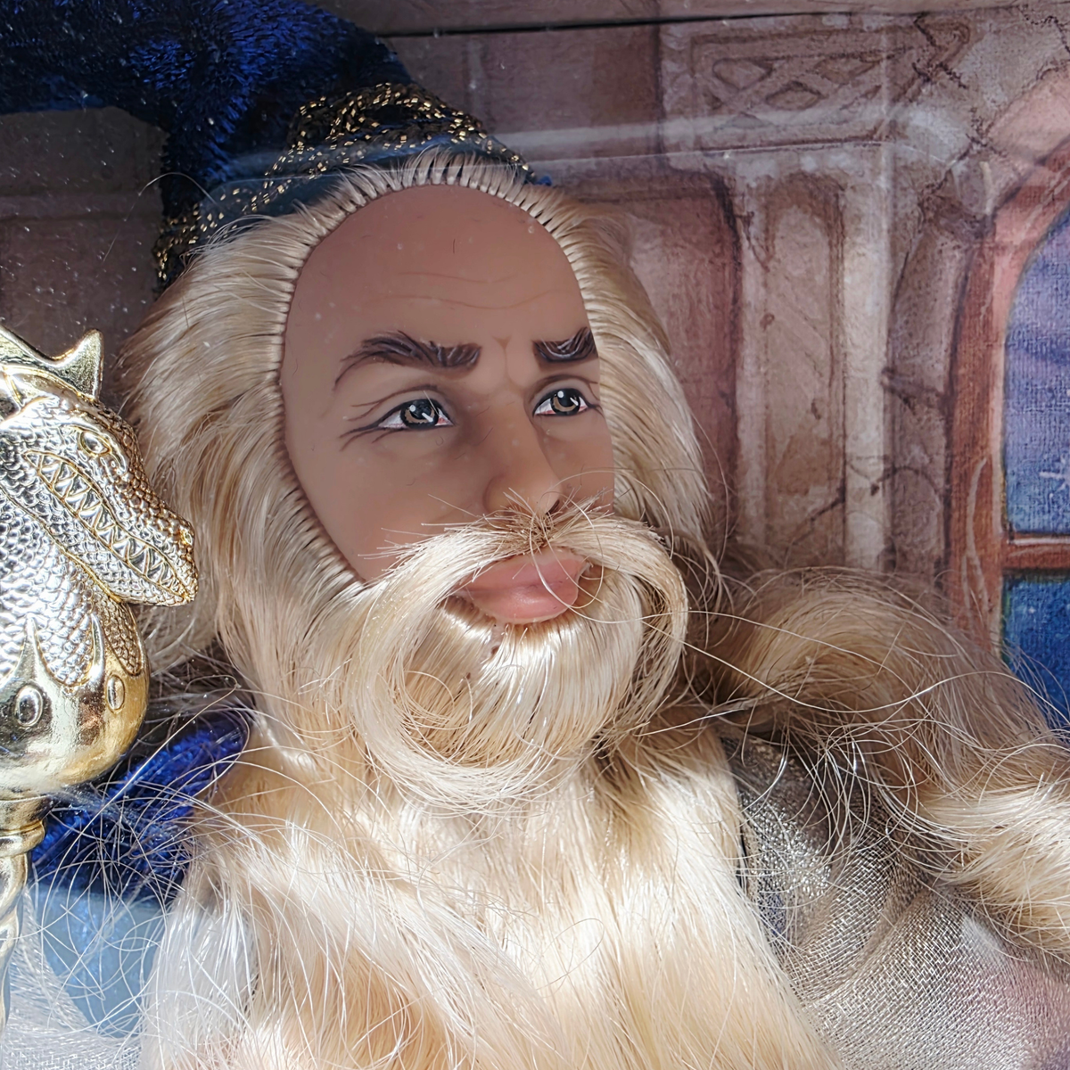 2000 Barbie Magic and Mystery Collection Merlin, Morgan le Fay Close-up 1 view