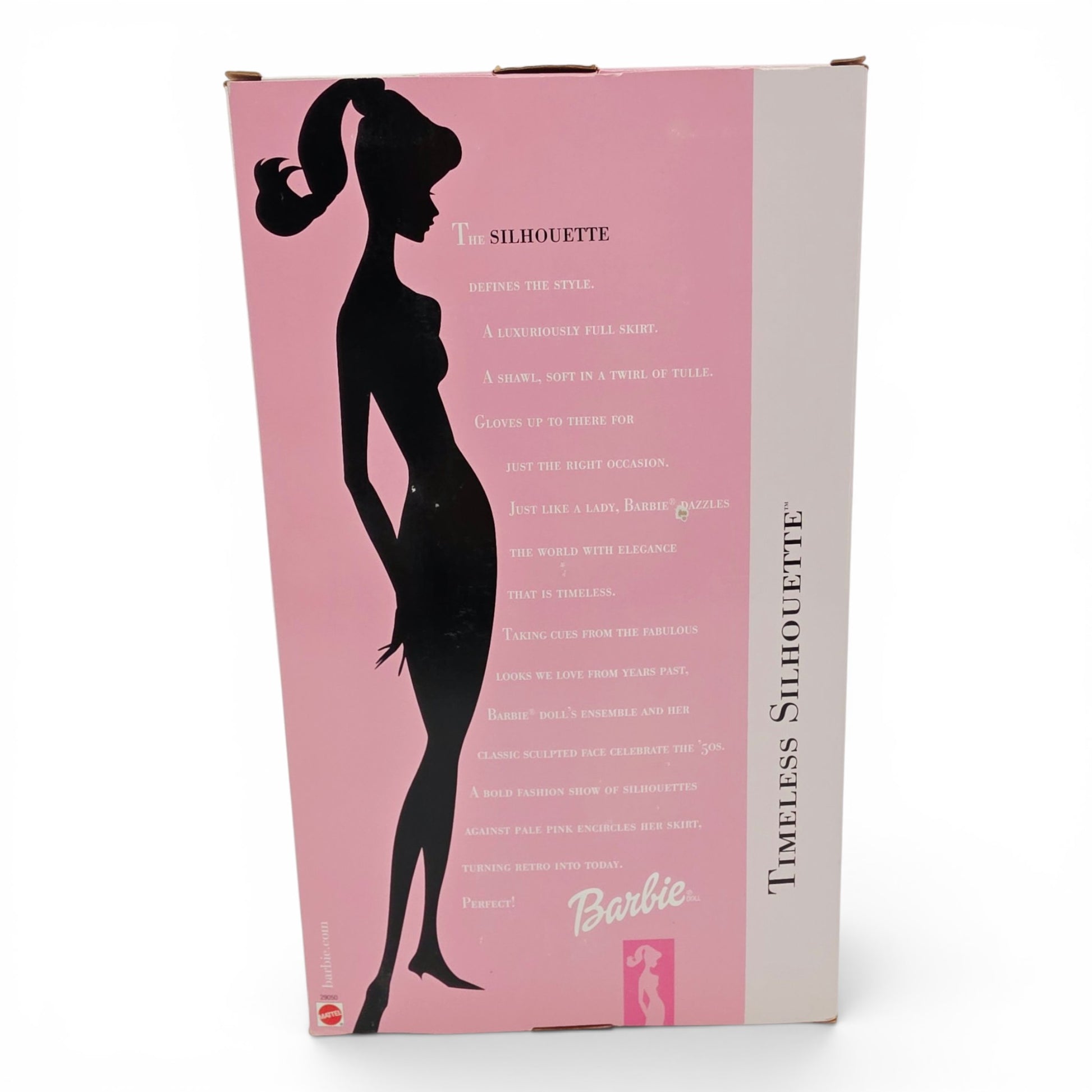 2000 Barbie Timeless Silhouette doll — Back view