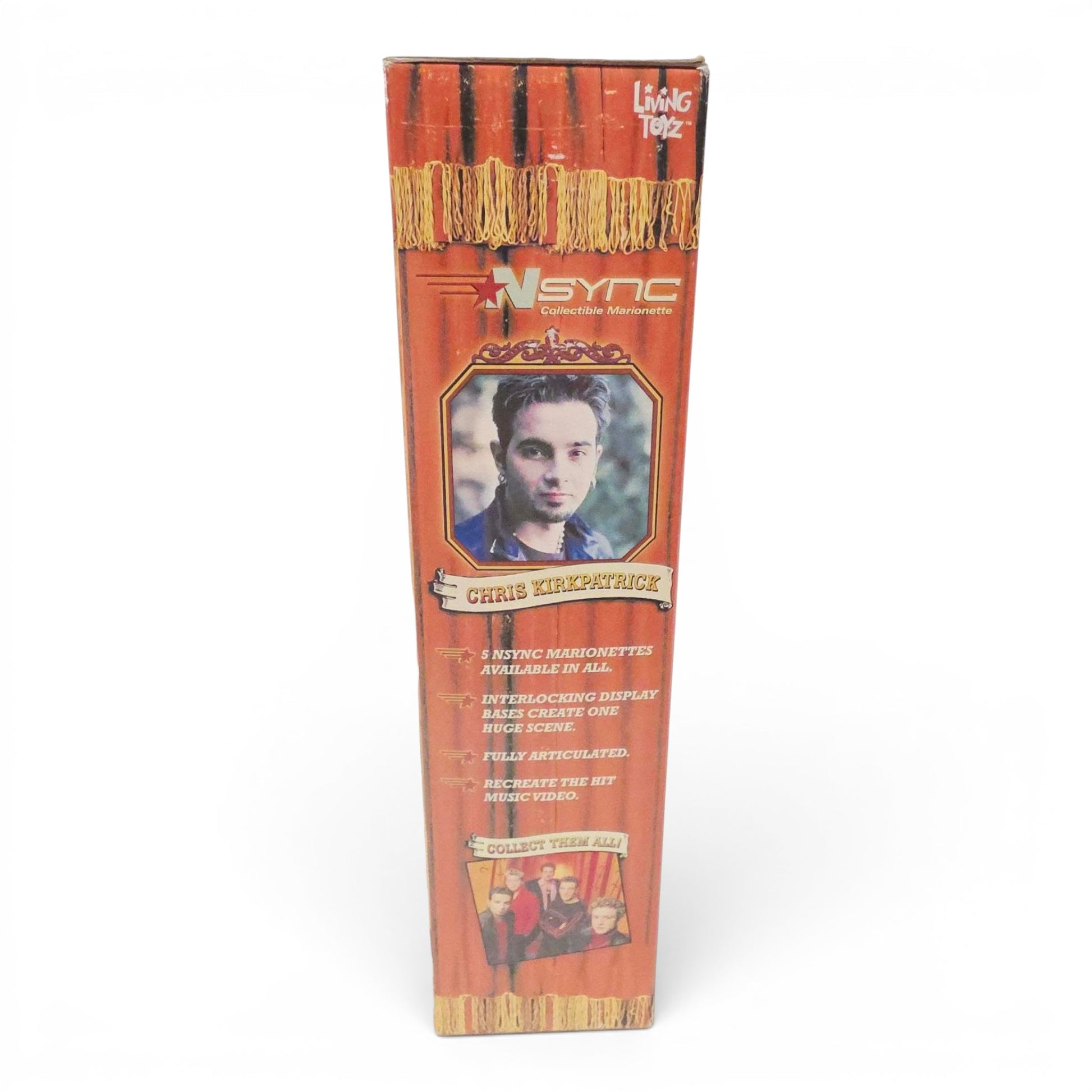 2000 NSYNC NSYNC Collectible Marionette Chris Kirkpatrick celebrity doll — Left side