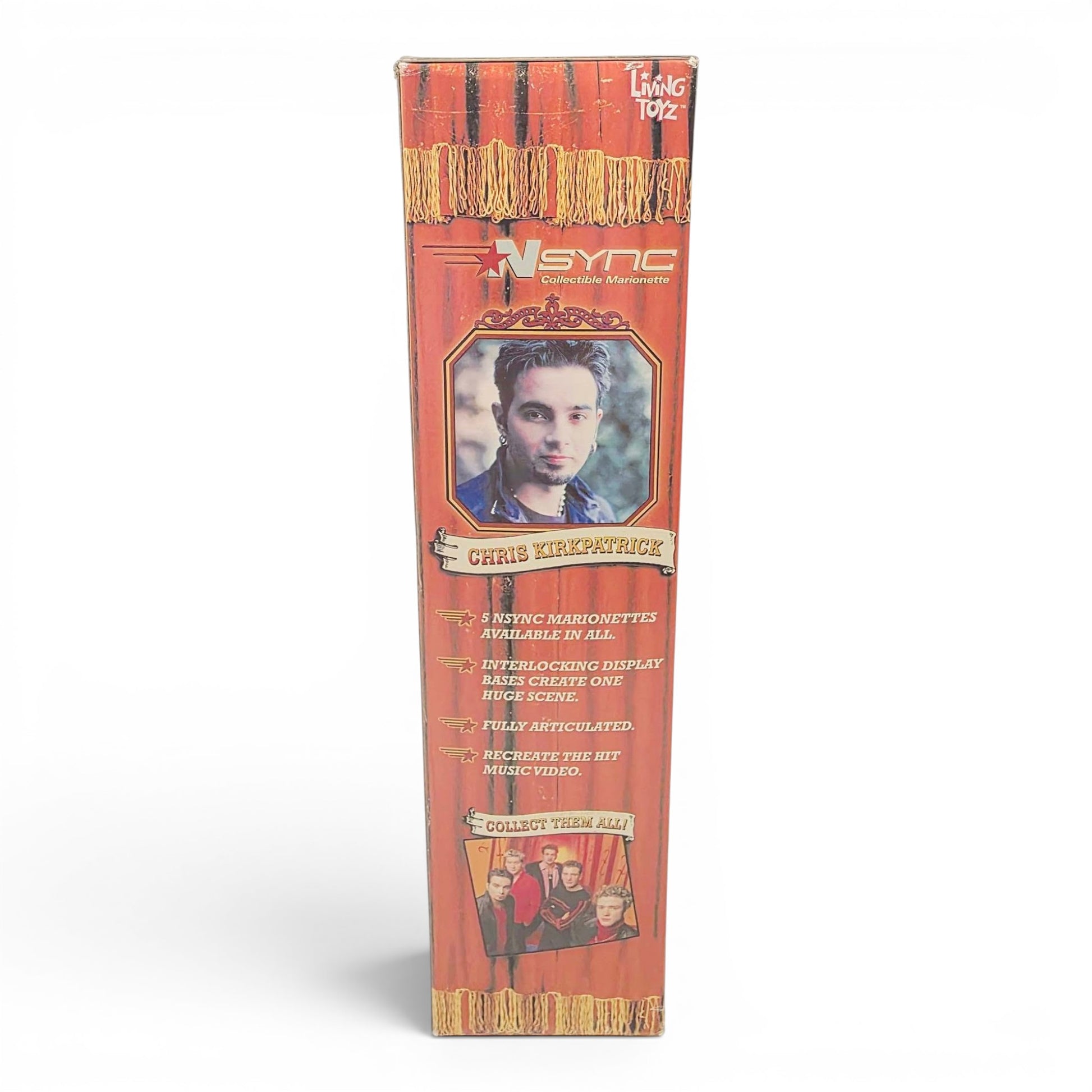 2000 NSYNC NSYNC Collectible Marionette Chris Kirkpatrick celebrity doll — Right side